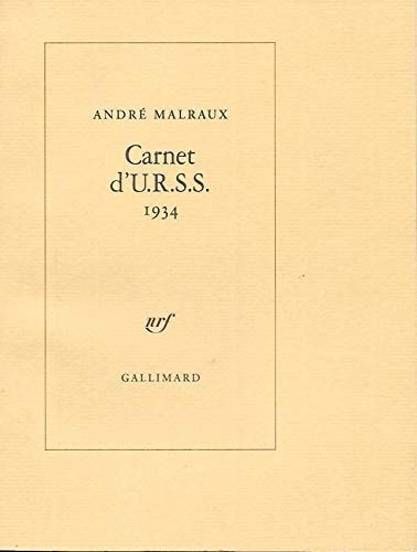 Carnet d'U.R.S.S. 1934