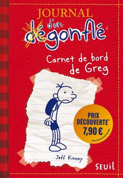 Carnet de bord de Greg Heffley Journal d'un dégonflé, tome 1 - prix découverte