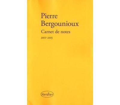 Carnet de notes 2011-2015 Journal, édition 2011-2015