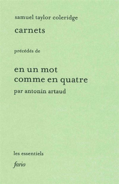 Carnets En un mot comme en quatre