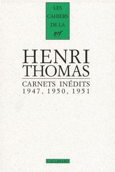 Carnets inédits/Pages 1934-1948 (1947, 1950, 1951)