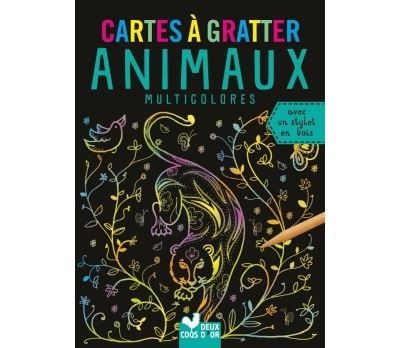 Cartes à gratter - Animaux
