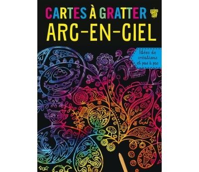 Cartes à gratter - arc-en-ciel