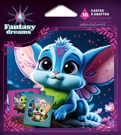 Cartes à gratter étincelantes - Jardin enchanté - cartes a gratter