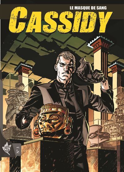 Couverture de Cassidy N°3 - Le Masque de sang par Pasquale Ruju