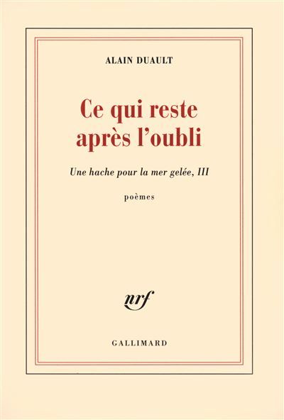 Ce qui reste après l'oubli