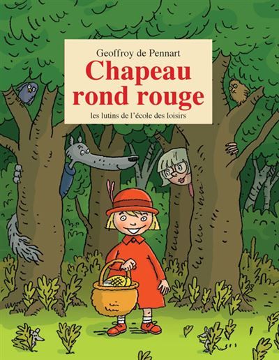 Chapeau rond rouge