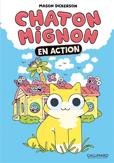 Chaton mignon En action