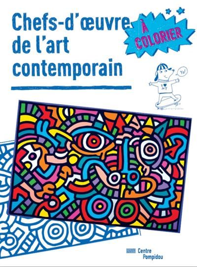 Chefs d'oeuvre de l'art contemporain a colorier