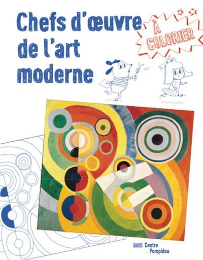 Chefs d'oeuvre de l'art moderne a colorier