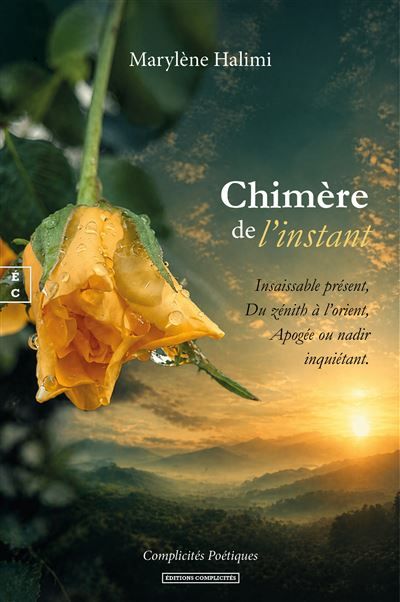Chimère de l'instant Insaisissable présent, du zénith à l'orient, apogée ou nadir inquiétant