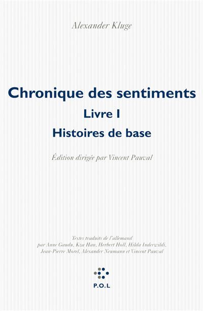 Chronique des sentiments Histoires de base
