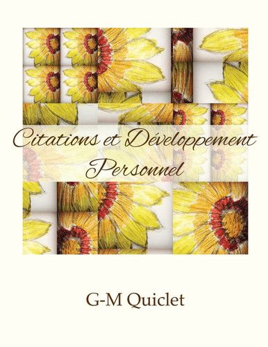 Couverture de Citations Et Developpement Personnel par G. Quiclet
