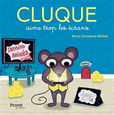 Cluque aime trop les écrans Poil de parmesan, encore des ecrans !