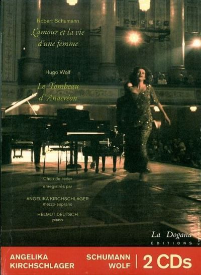 Coffret Angelika Kirchschlager - Schumann Wolf 2 Livres et 2 CD
