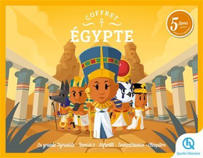 Coffret Egypte Grande Pyramide - Ramsès II - Néfertiti - Toutankhamon - Cléopâtre