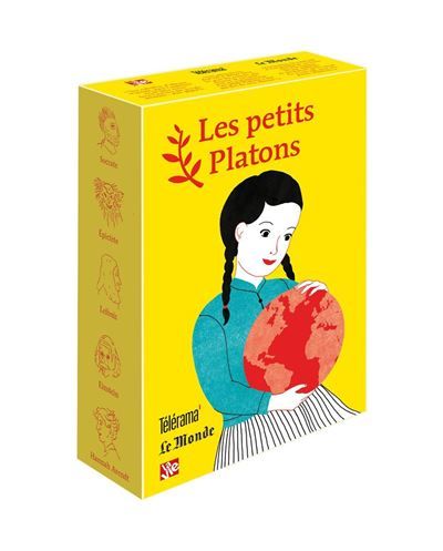 Coffret jaune grand format : Thalès, Epictète, Erasme, Einstein, Hannah Arendt Socrate est Amoureux, Epictete...
