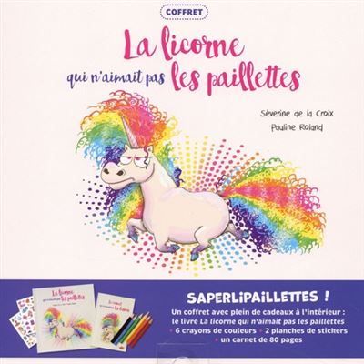 Coffret La licorne qui n'aimait pas les paillettes