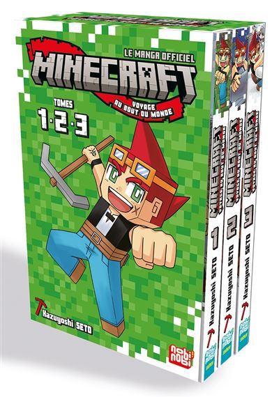 Coffret Minecraft T01-02-03