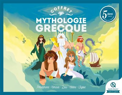 Coffret mythologie grecque Perséphone - Hercule - Zeus - Hélène - Ulysse