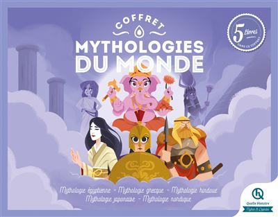 Coffret mythologies du monde Égyptienne - grecque - hindoue - japonaise - nordique