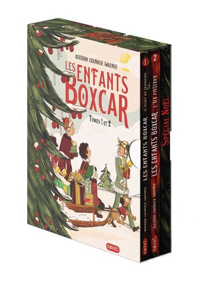 Coffret série Enfants Boxcar tomes 1 et 2 + livre inédit
