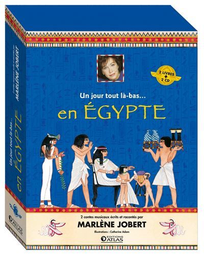 Coffret un jour tout là-bas en Égypte Cléôpatre et le scarabée magique - Toutankhamon et la larme d'or