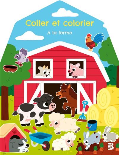 Coller et colorier - À la ferme