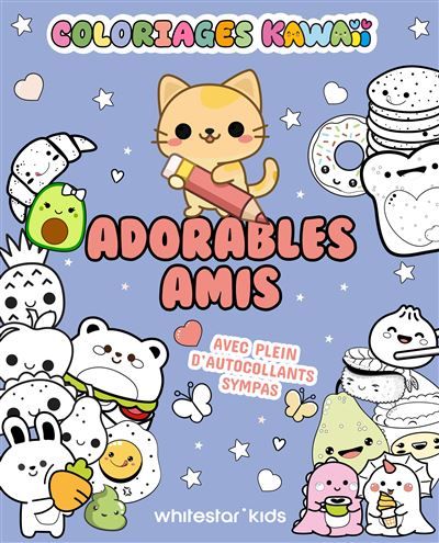 Coloriage Kawaii - Adorables amis Coloriage kawaii