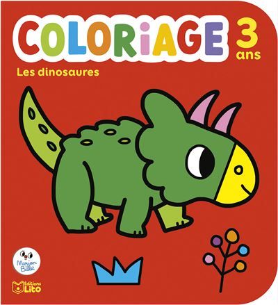 Coloriages billet - dinosaures