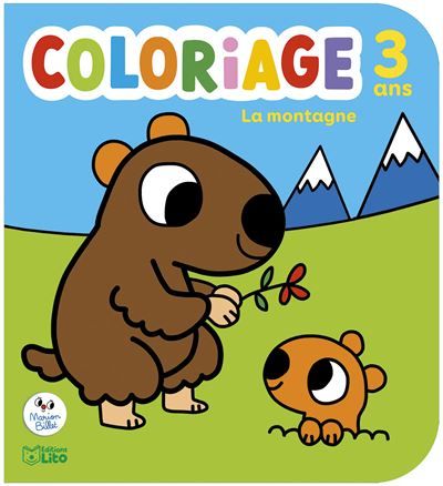 Coloriages billet montagne