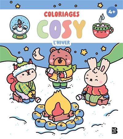 Coloriages cosy - L'hiver
