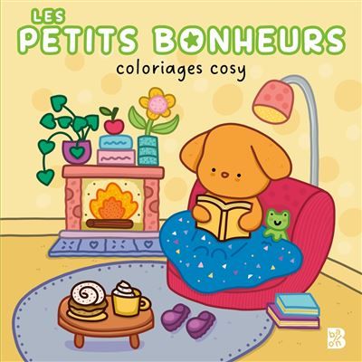 Coloriages cosy - Les petits bonheurs