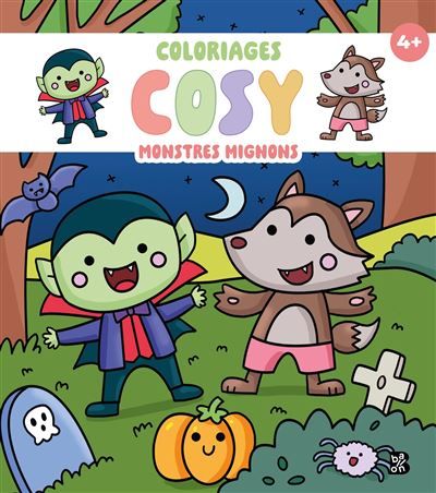 Coloriages cosy - Monstres mignons