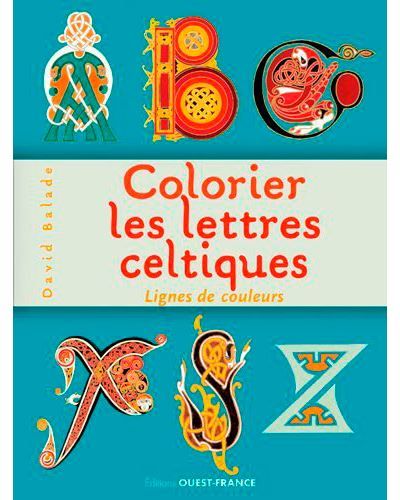 Colorier les lettres celtiques