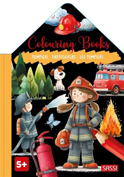 Colouring books - Les pompiers