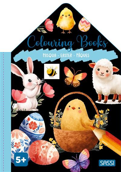 Colouring books. Pâques