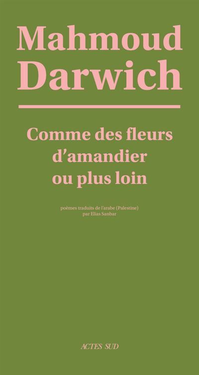 Comme des fleurs d'amandier ou plus loin (poèmes)