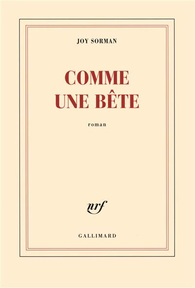Comme une bête Prix Georges Brassens 2012