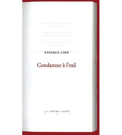 Condamné à l’exil