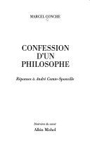 Confession d'un philosophe