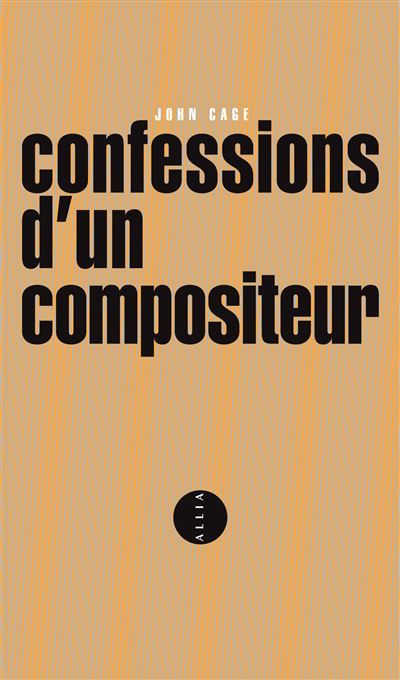 CONFESSIONS D'UN COMPOSITEUR bilingue anglais/français Bilingue anglais/français