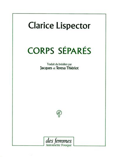 Corps séparés Contes et nouvelles
