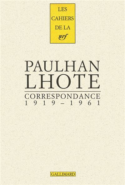 Correspondance (1919-1961)