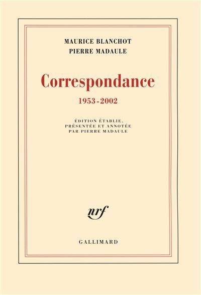 Correspondance (1953-2002)