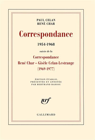 Correspondance (1954-1968)