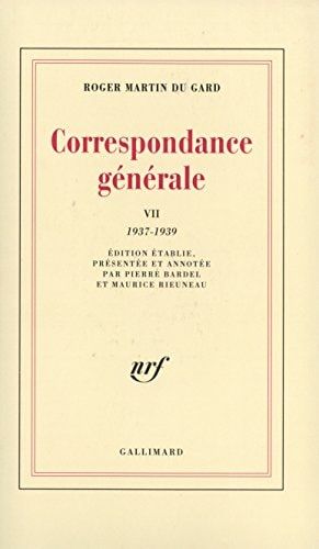 Correspondance générale: 1937-1939 (7)