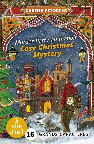 Cosy christmas mystery – murder party au manoir Grands caractères, édition accessible pour les malvoyants