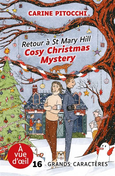 Cosy christmas mystery – retour a st mary hill Grands caractères, édition accessible pour les malvoyants
