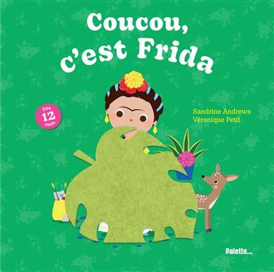 Coucou, c'est Frida Livre tout-carton avec des flaps en feutrine - dès 12 mois